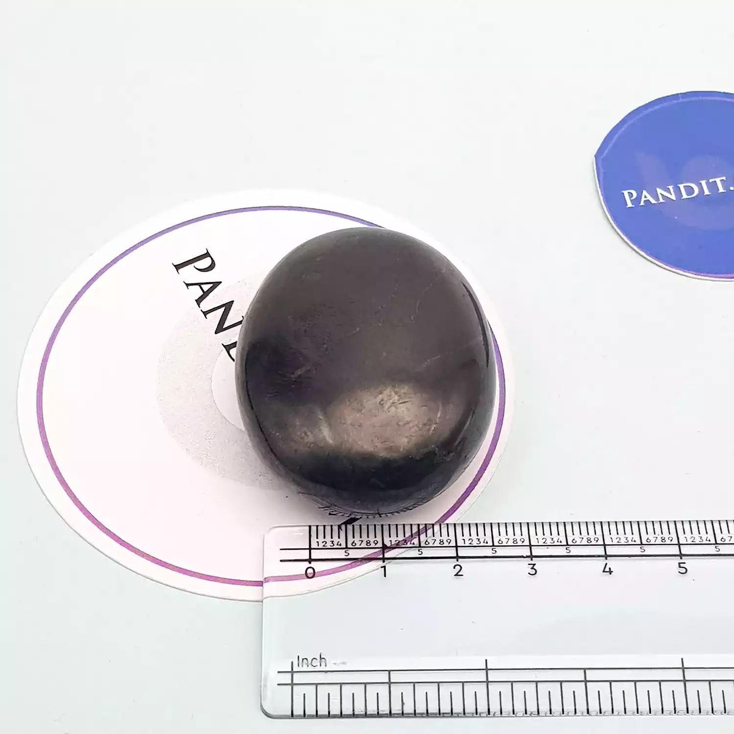 Shungite Healing Crystal Palm Stone - Image 6
