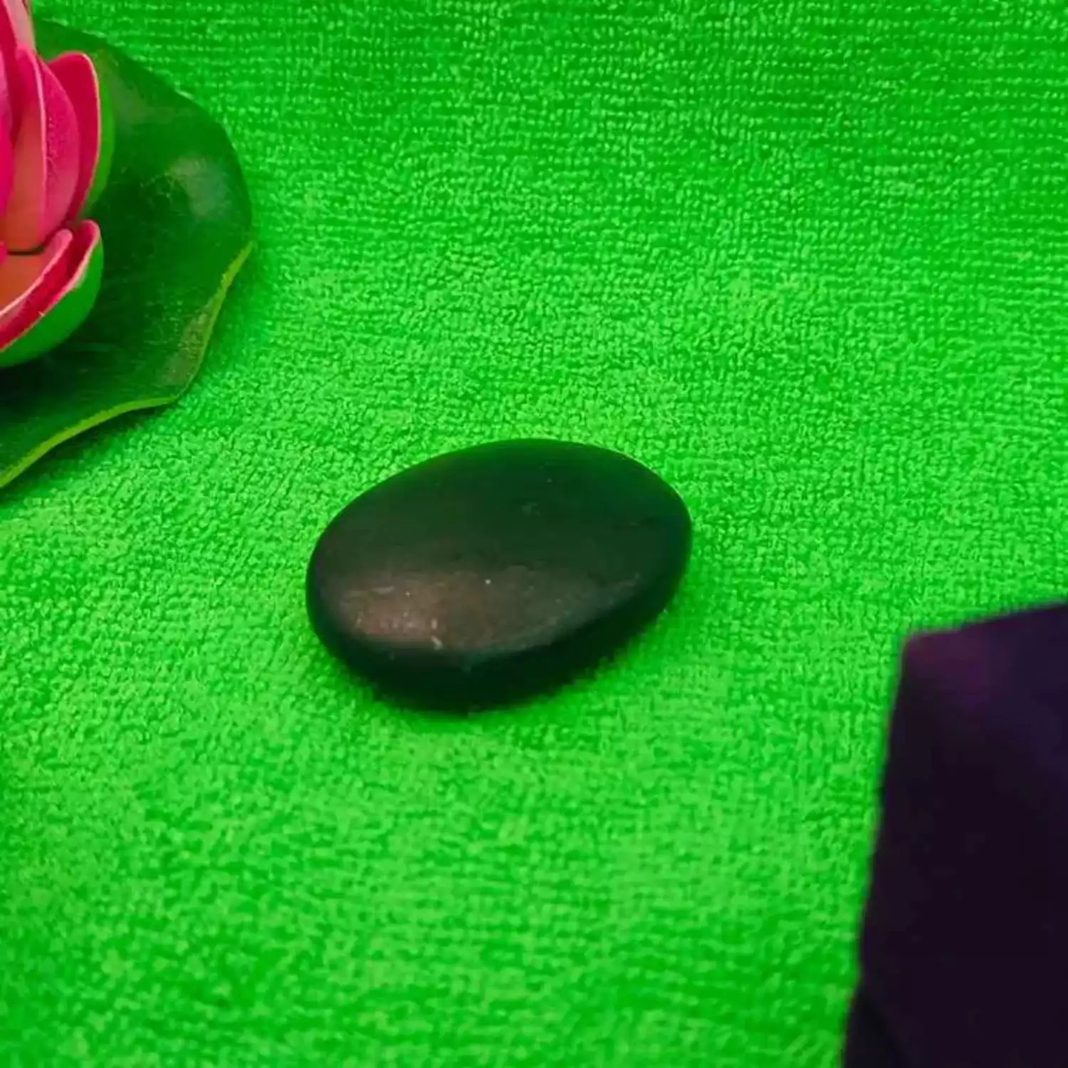Shungite Healing Crystal Palm Stone - Image 7