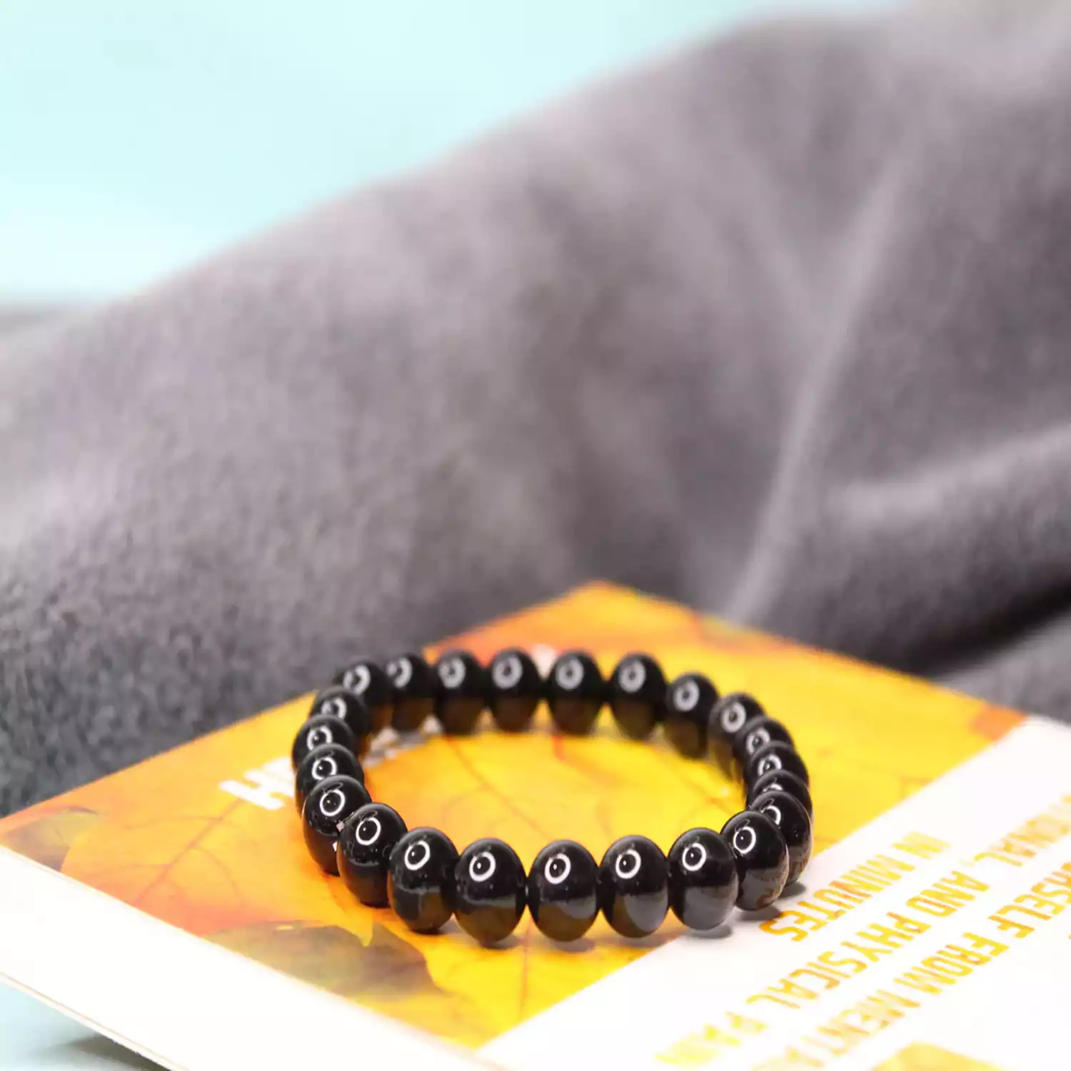 Silver Obsidian Bracelet - For Truthfulness and Self-Control - Image 2