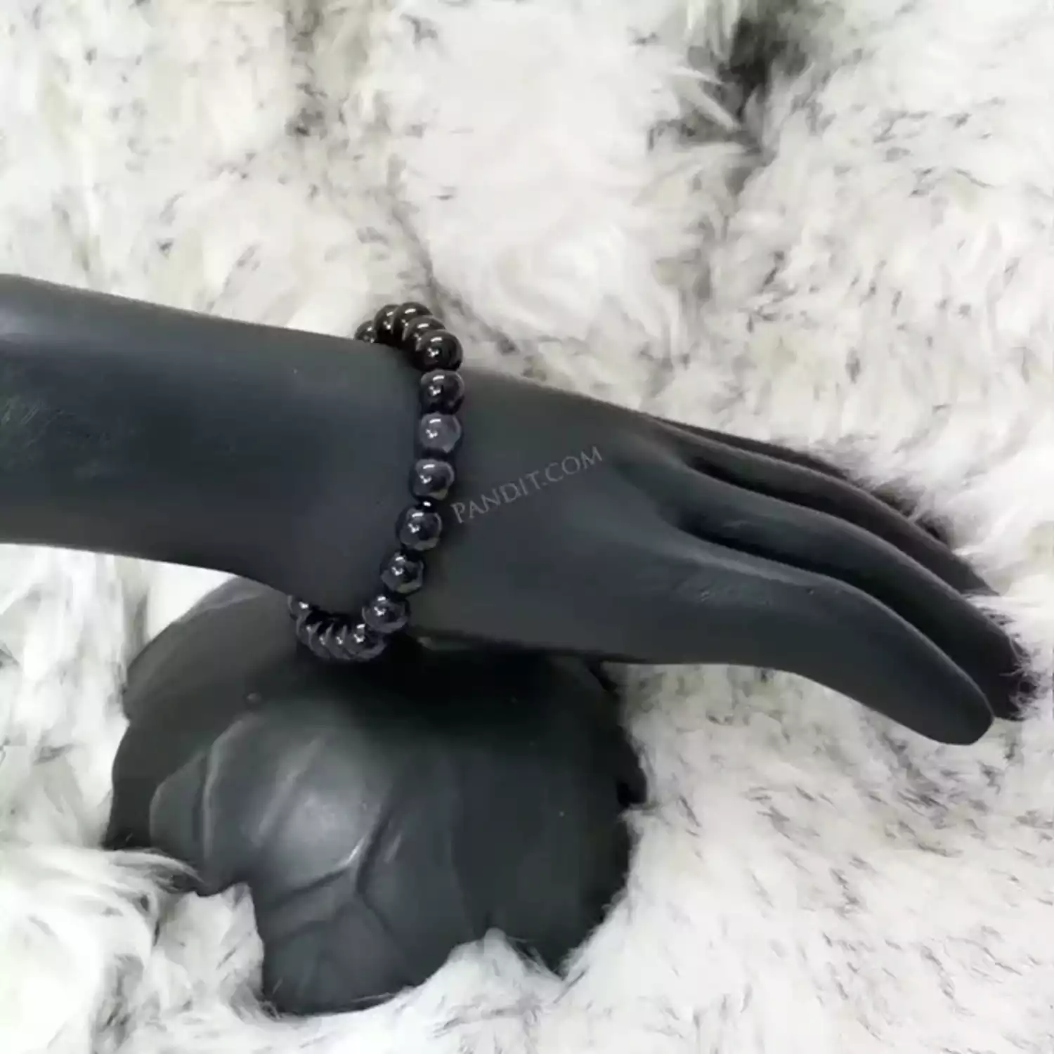 Silver Obsidian Bracelet - For Truthfulness and Self-Control - Image 4