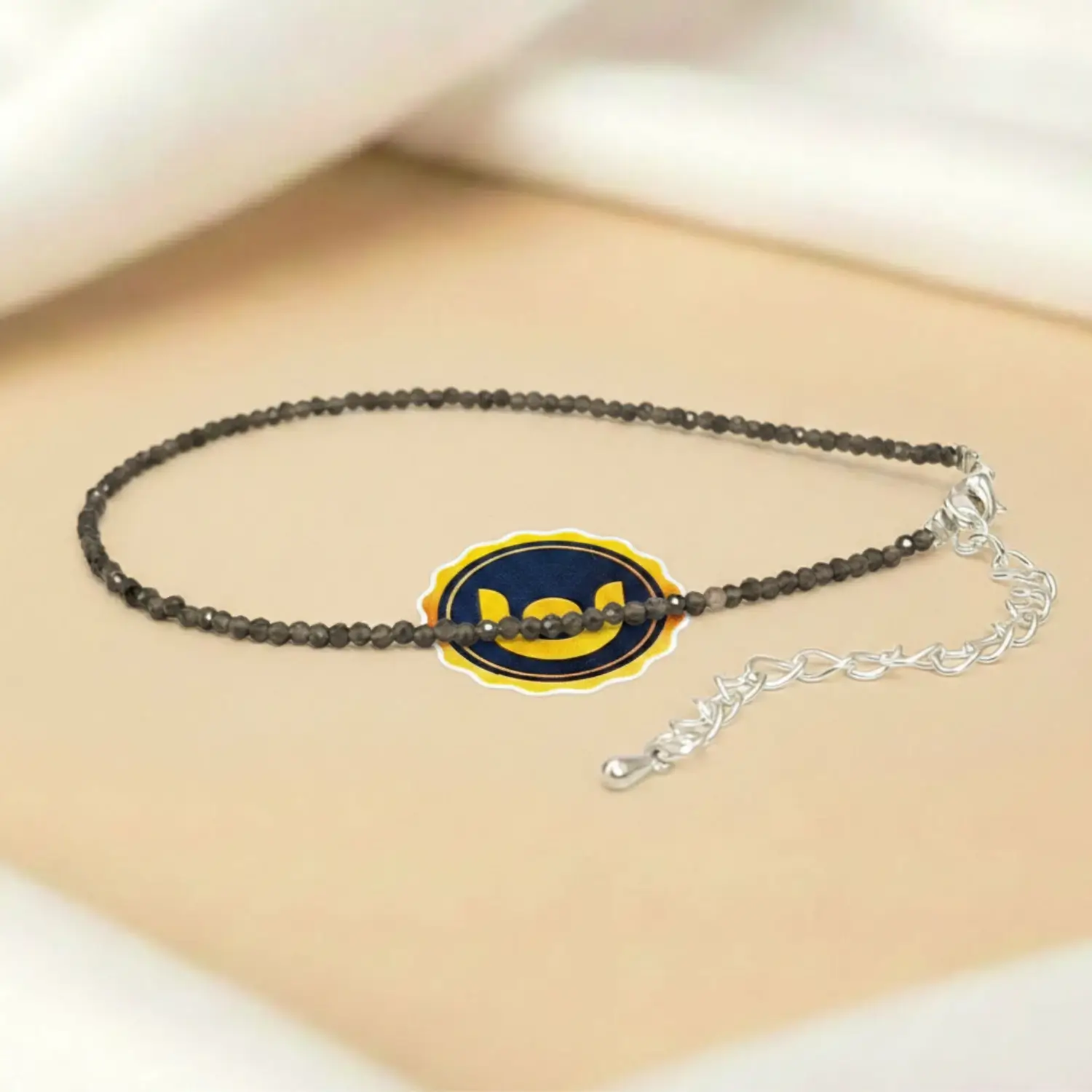 Smoky Quartz Anklet