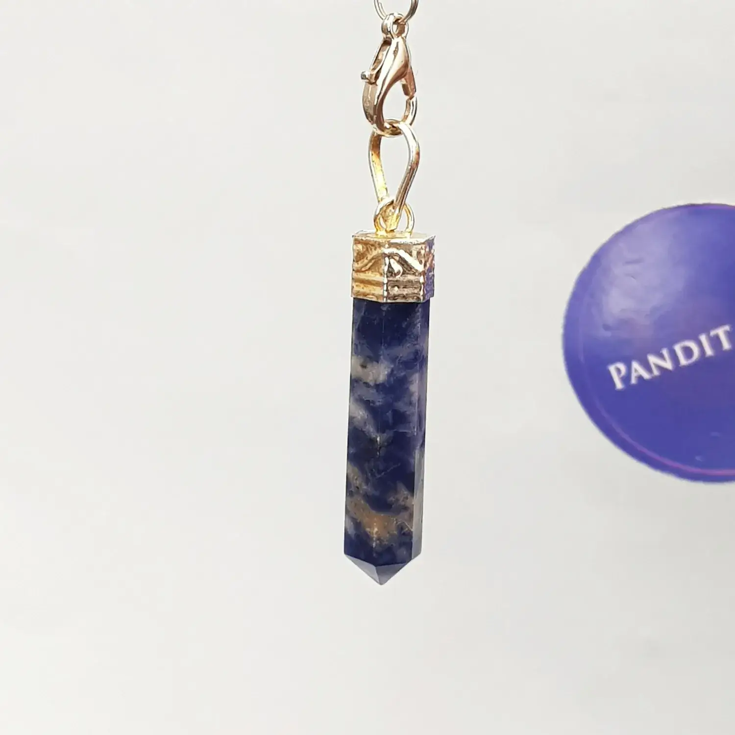 Sodalite Cap Pencil Pendant - Image 3