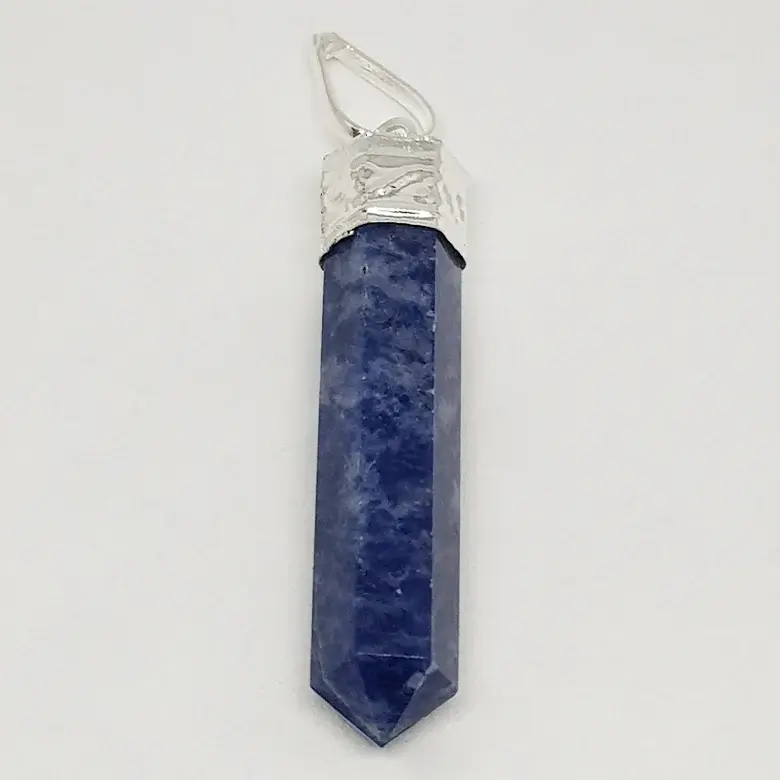 Sodalite Cap Pencil Pendant - Image 4