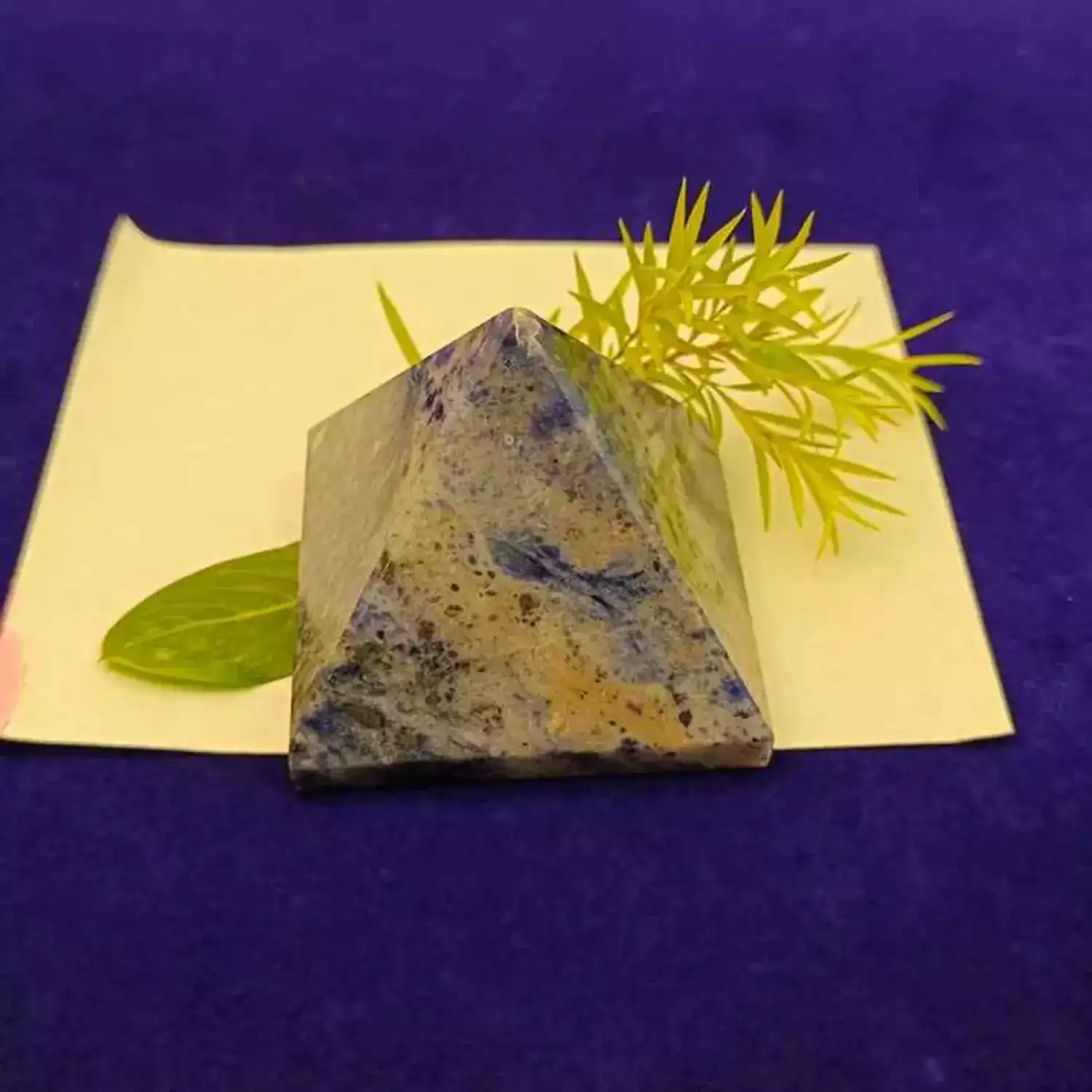 Sodalite Crystal Pyramid - Image 2