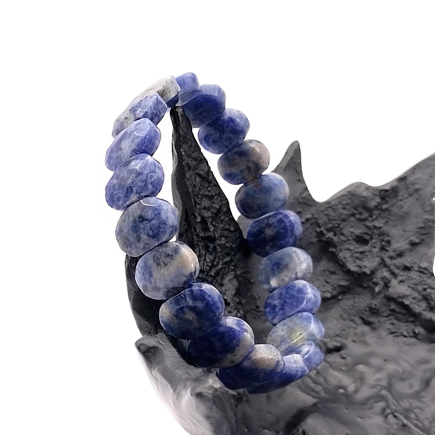 Sodalite Oval Faceted Bracelet - To Remove Confusion & Phobias - Image 3