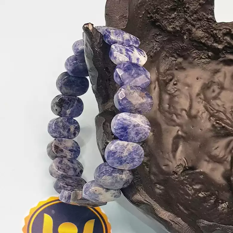 Sodalite Oval Faceted Bracelet - To Remove Confusion & Phobias - Image 6