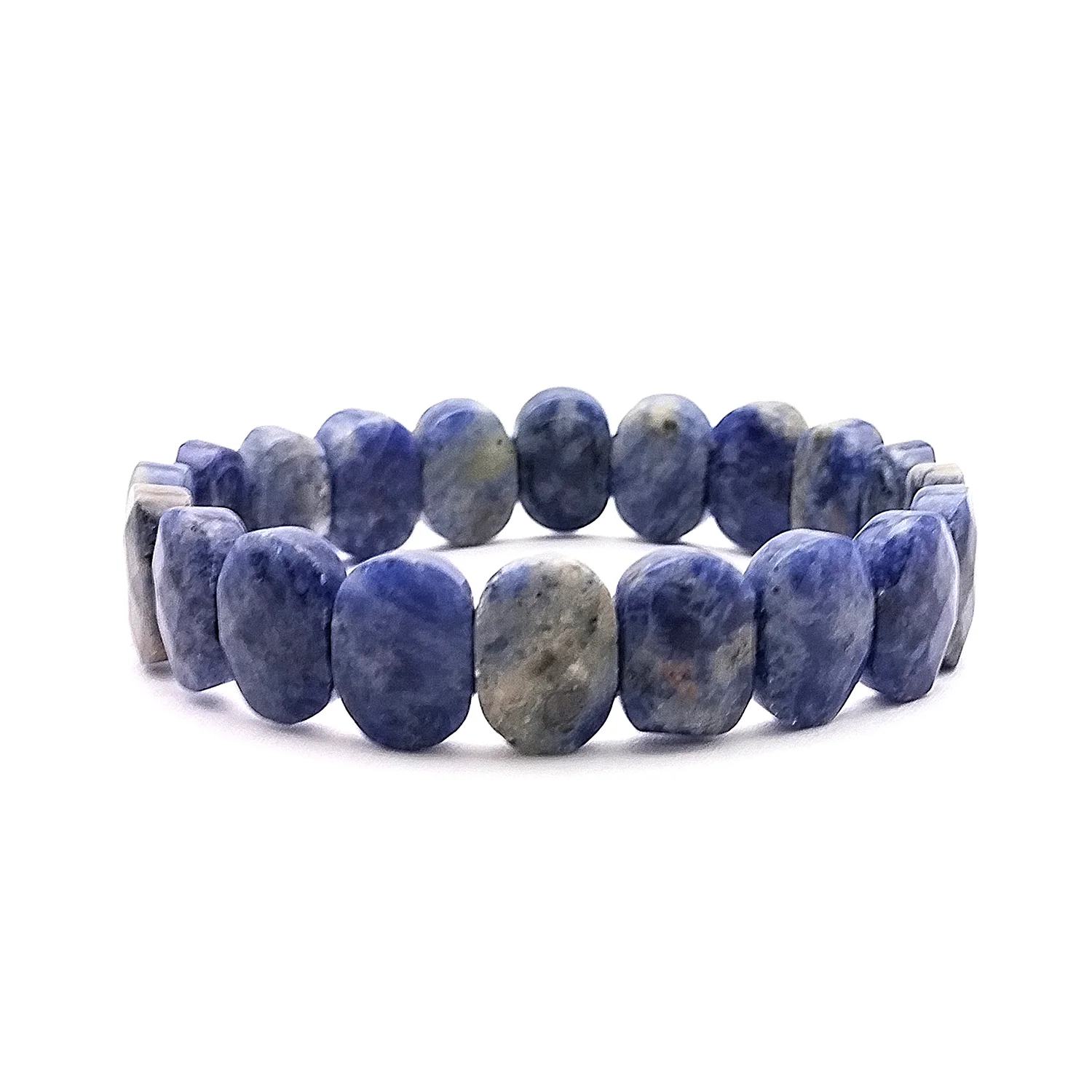 Sodalite Oval Faceted Bracelet - To Remove Confusion & Phobias - Image 9