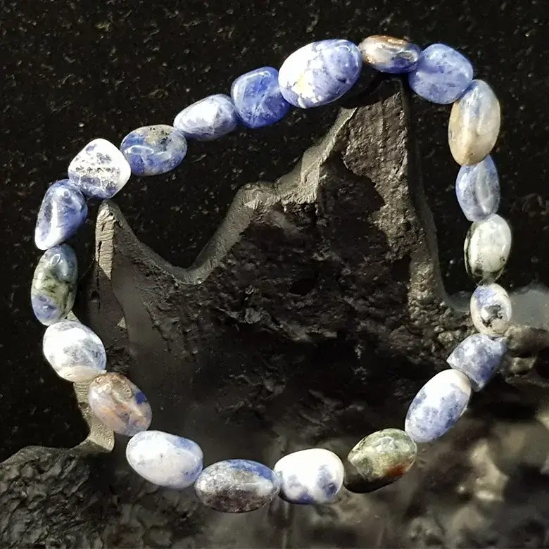 Sodalite Tumble Bracelet - To Remove Insecurities & Hesitations - Image 3