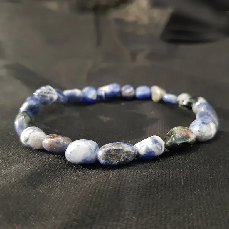 Sodalite Tumble Bracelet - To Remove Insecurities & Hesitations - Image 4