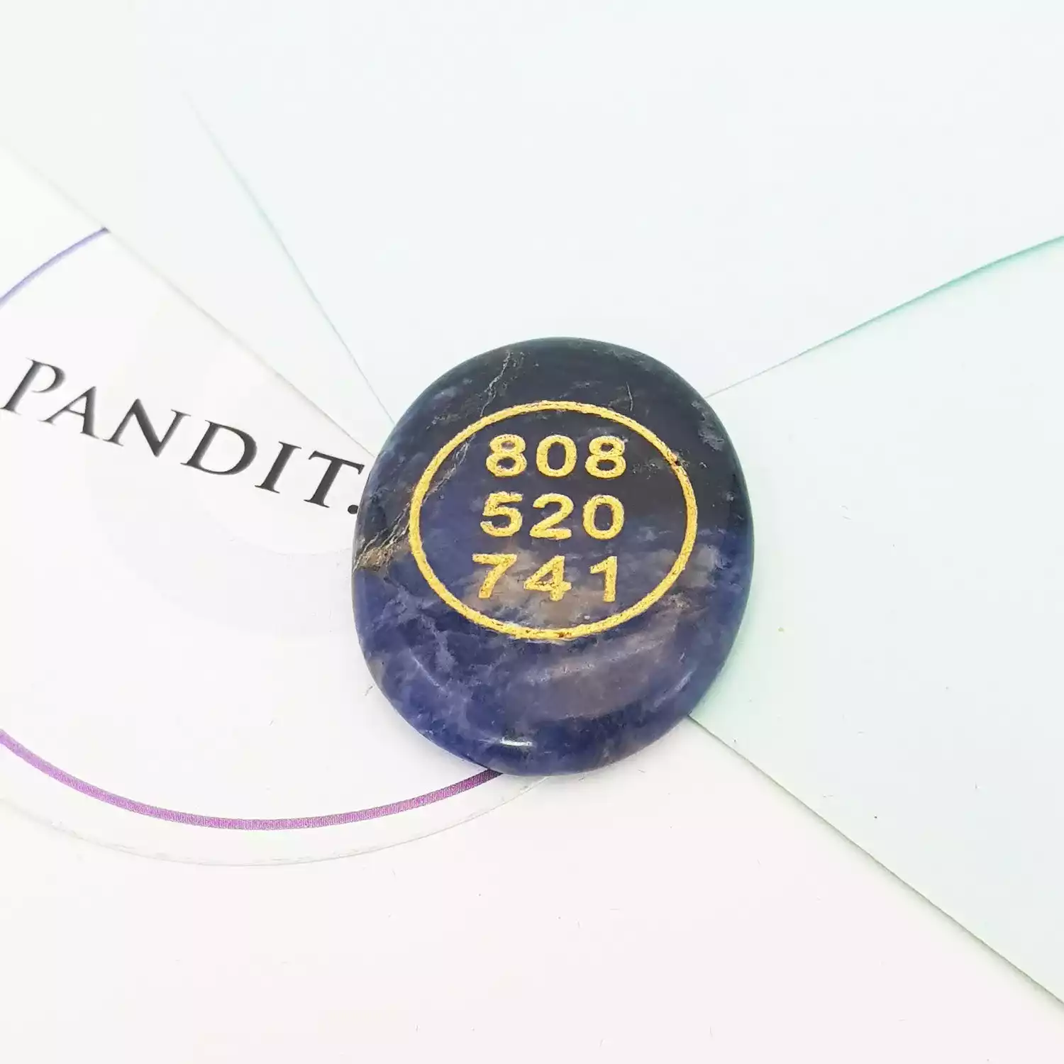 Sodalite Zibu Symbol Coin - Image 7