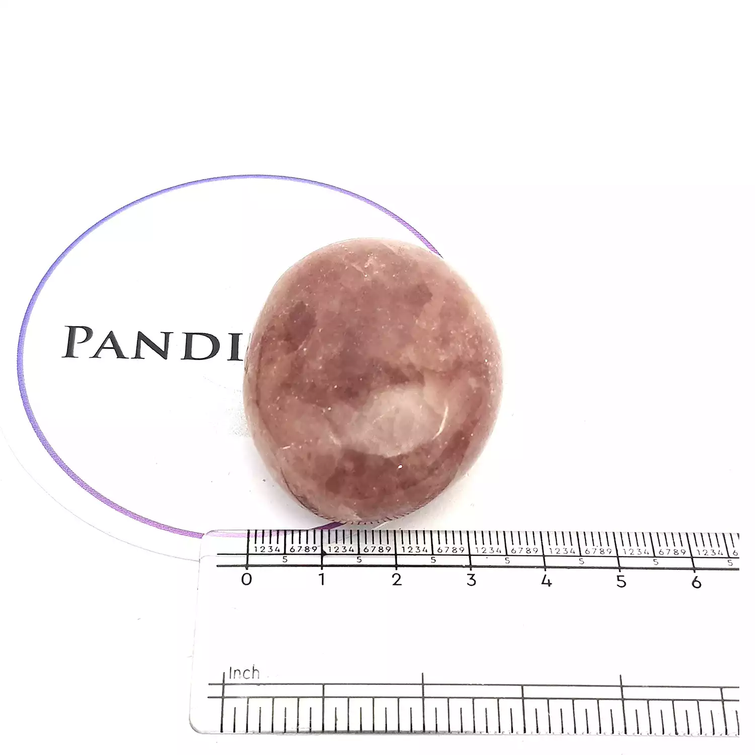 Strawberry Quartz Healing Crystal Palm Stone - Image 6