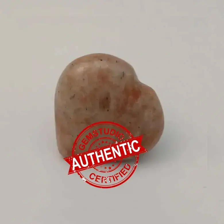 Sunstone Healing Crystal Heart Stone - To Increase Honour - Image 5