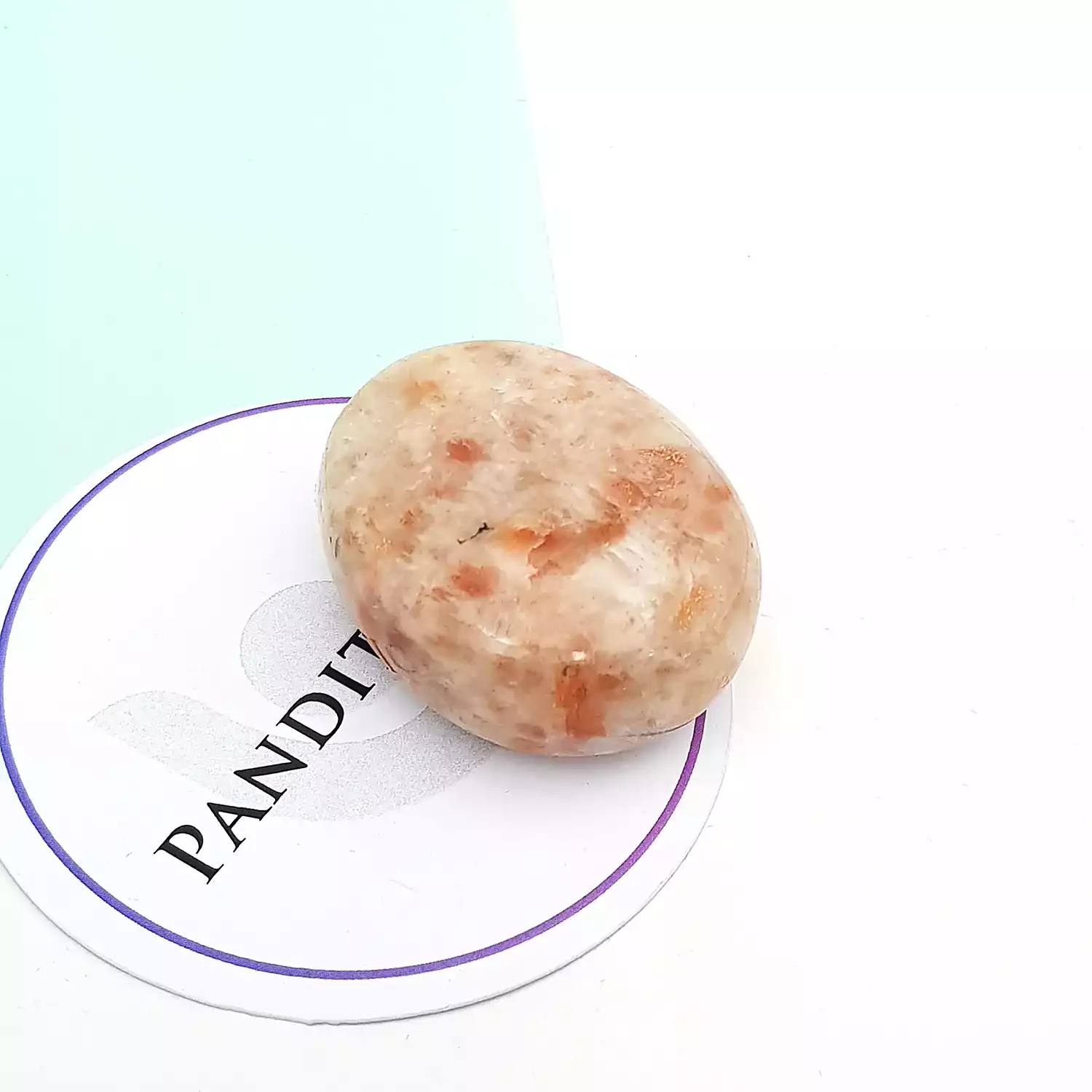 Sunstone Healing Crystal Palm Stone - Image 3