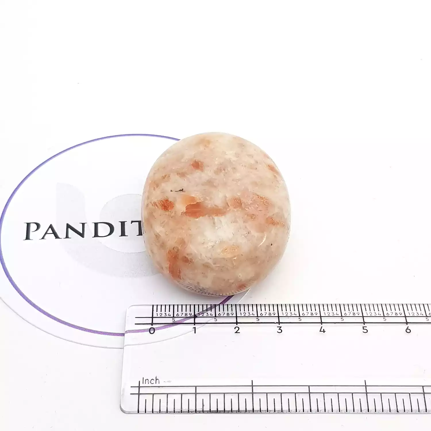 Sunstone Healing Crystal Palm Stone - Image 5