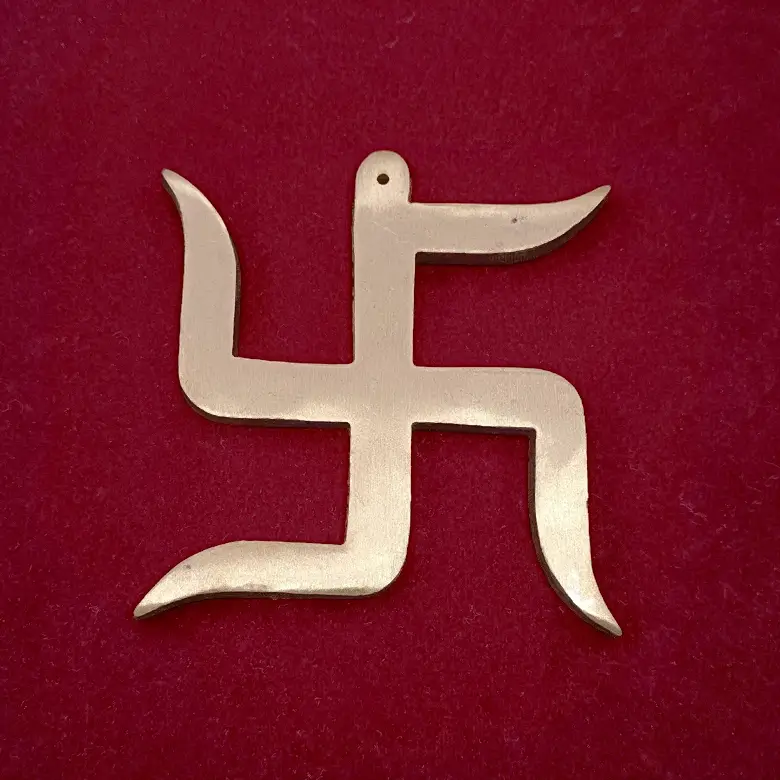 Swastik Copper Wall Hanging - Image 2