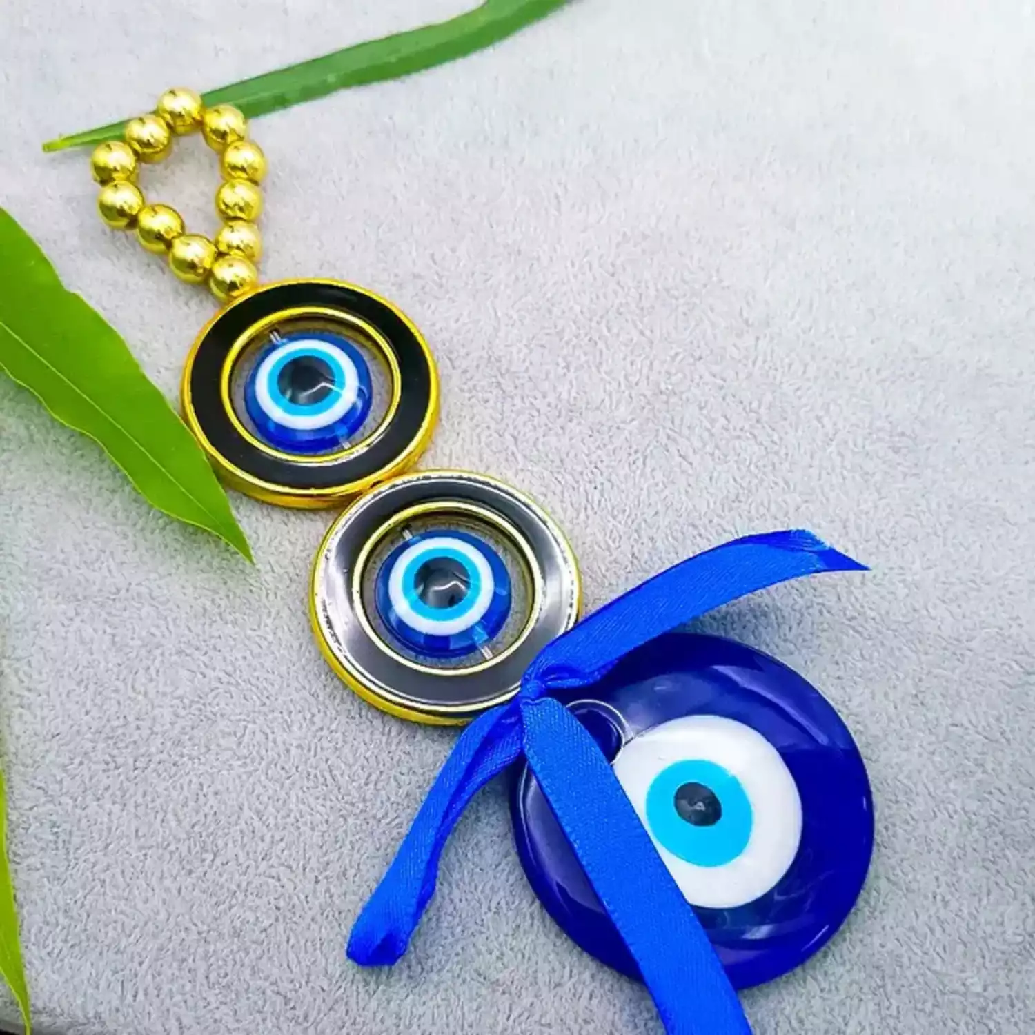 Three Layered Evil Eye Hanging for Protection - Image 4