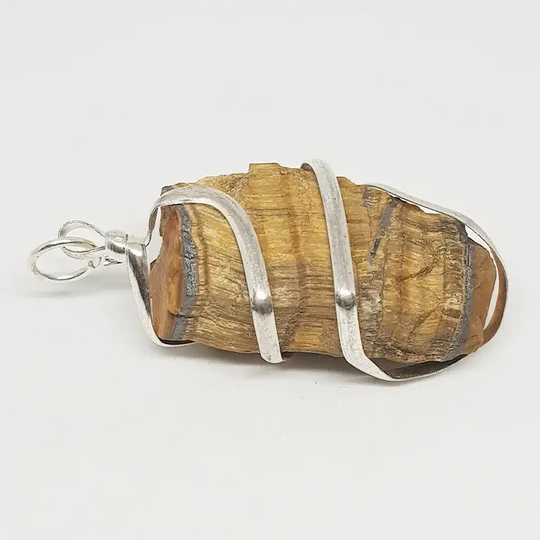 Tiger Eye Agate Spiral Pendant - Image 6