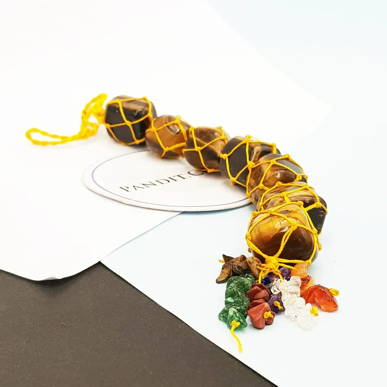 Tiger Eye Car Hanging Tumble Stones - Image 3