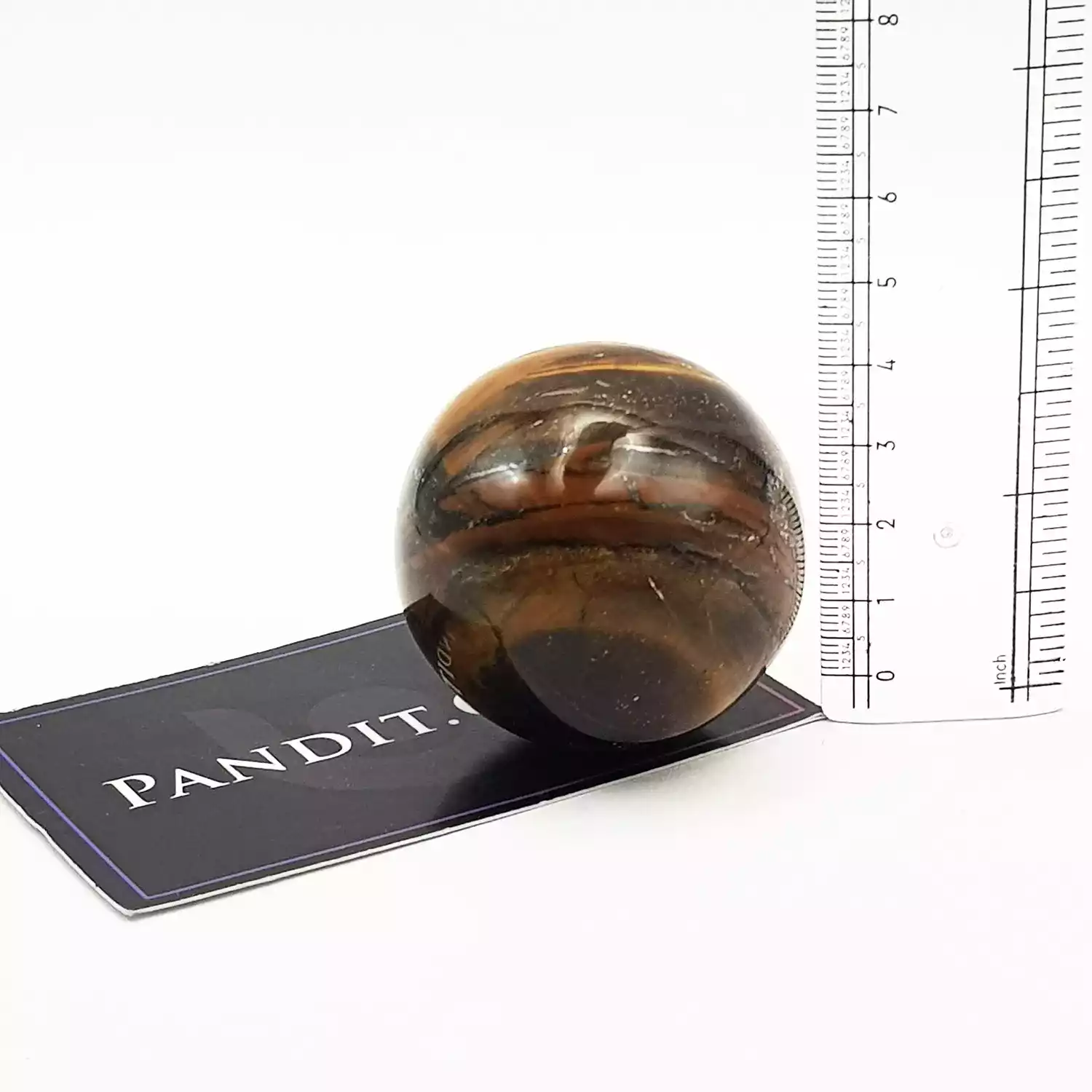 Tiger Eye Crystal Ball - For Inner Strength and Courage - Image 3