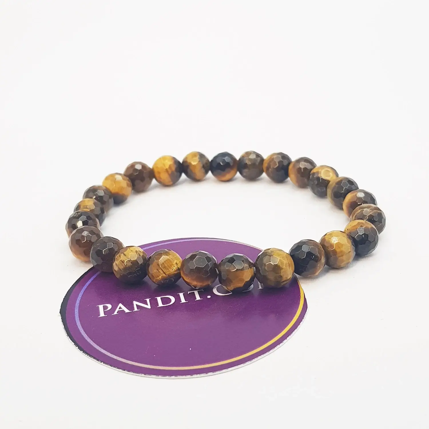 Tiger Eye Diamond Cut Bracelet - To Get Name & Fame - Image 3