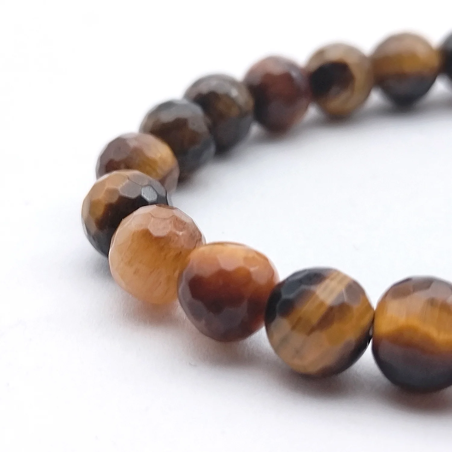 Tiger Eye Diamond Cut Bracelet - To Get Name & Fame - Image 5