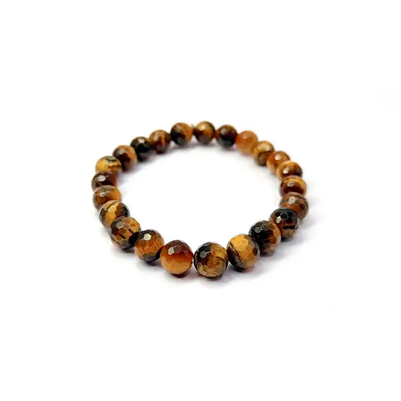 Tiger Eye Diamond Cut Bracelet - To Get Name & Fame - Image 6
