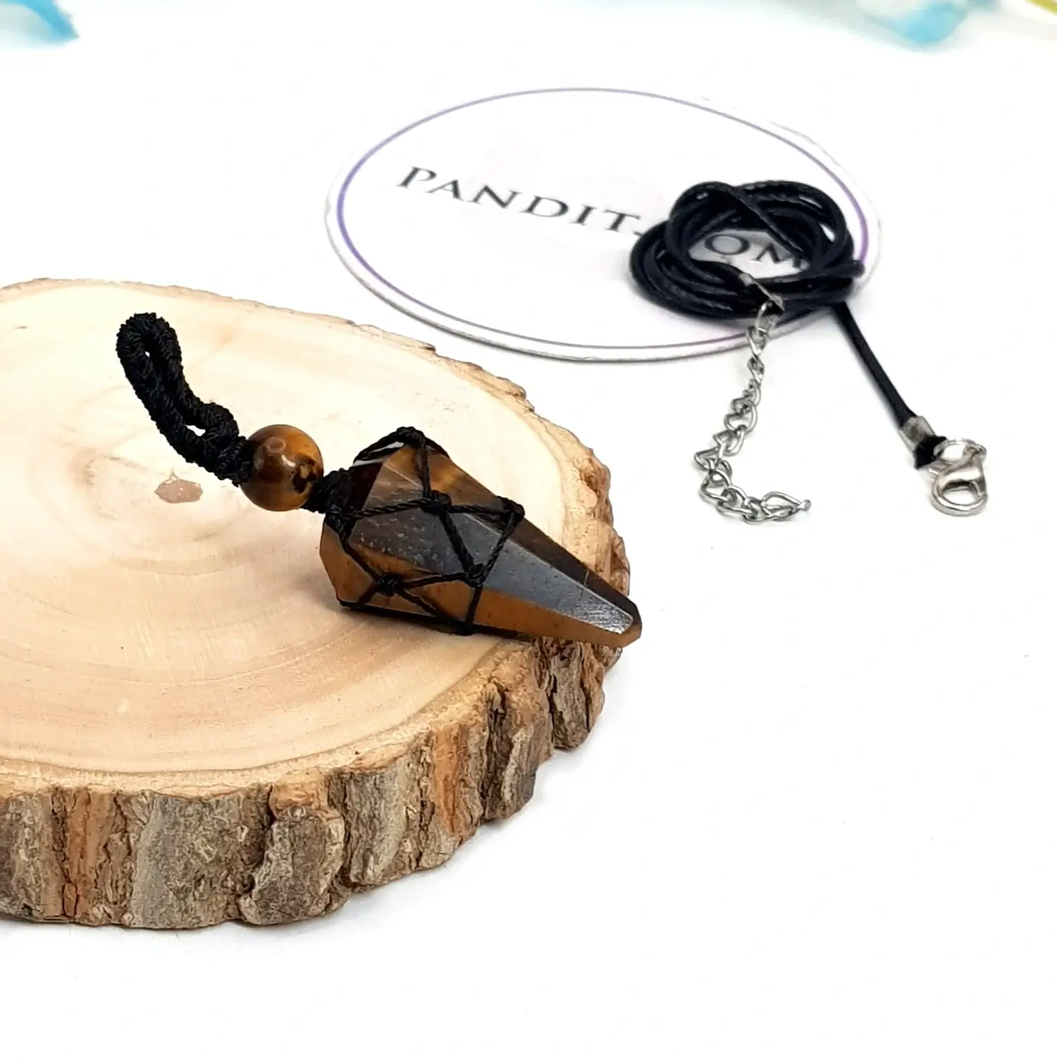 Tiger Eye Dowsing Pendulum - Image 5