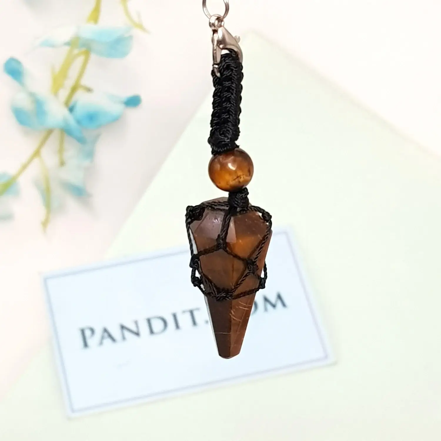 Tiger Eye Dowsing Pendulum - Image 6