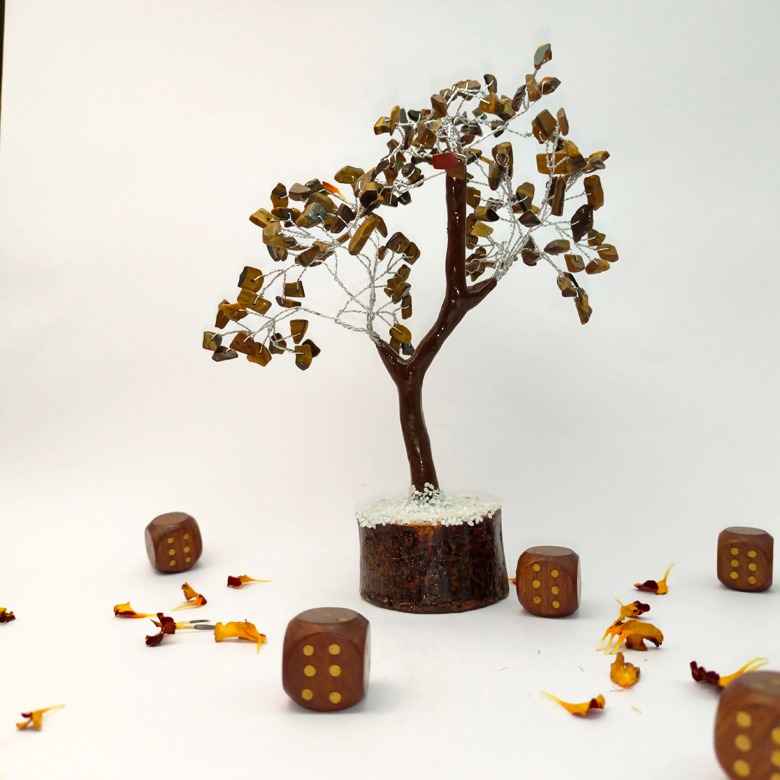 Tiger Eye Gemstone Tree - Image 3