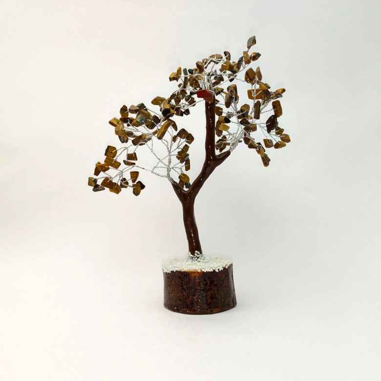 Tiger Eye Gemstone Tree - Image 4