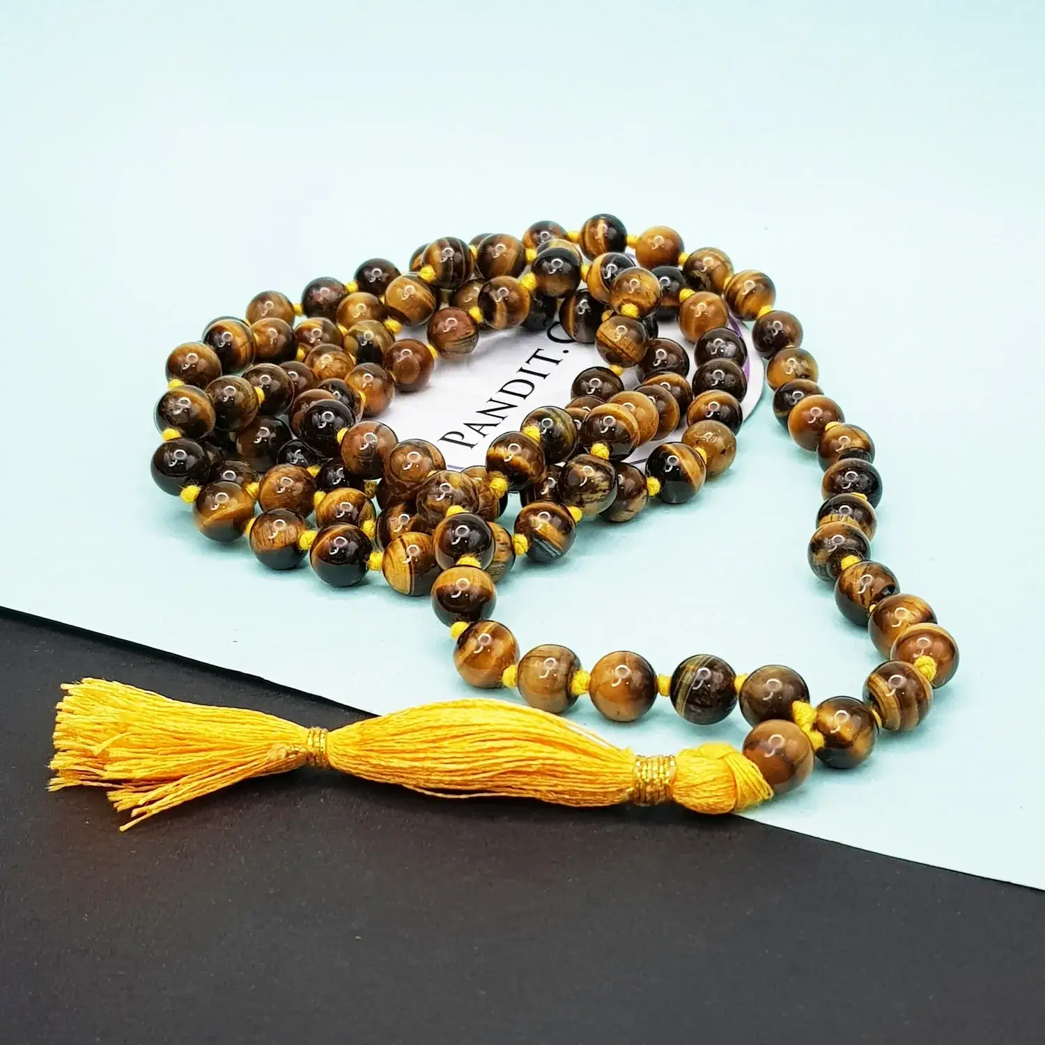 Tiger Eye Mala - To Remove Obstacles in Foreign Travelling - Image 3