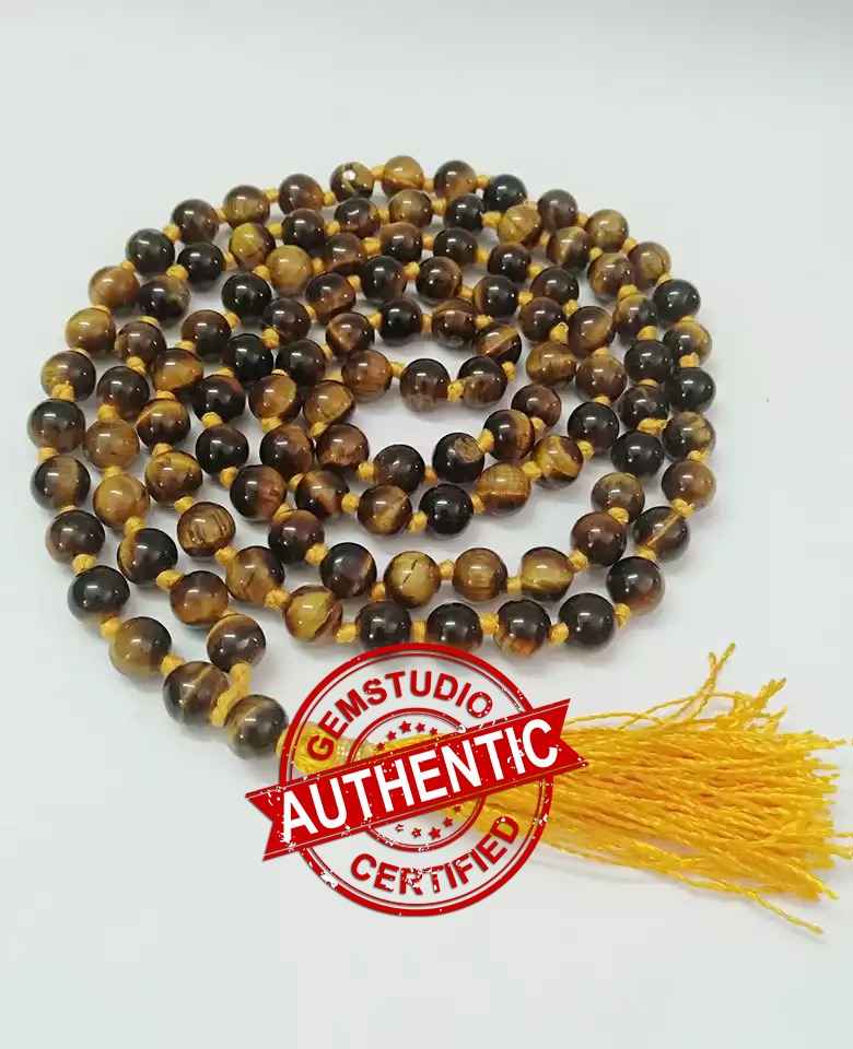 Tiger Eye Mala - To Remove Obstacles in Foreign Travelling - Image 5