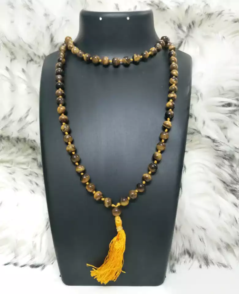 Tiger Eye Mala - To Remove Obstacles in Foreign Travelling - Image 7