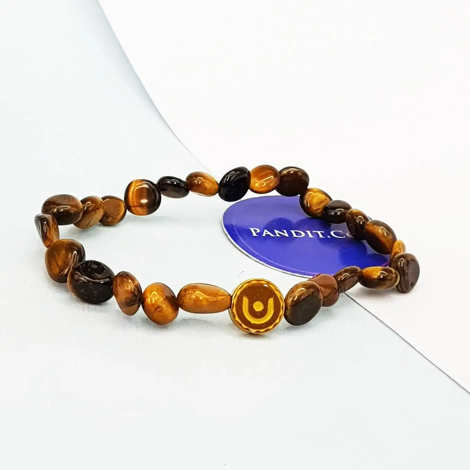 Tiger Eye Tumble Bracelet - To Protect From Black Tantra - Image 3