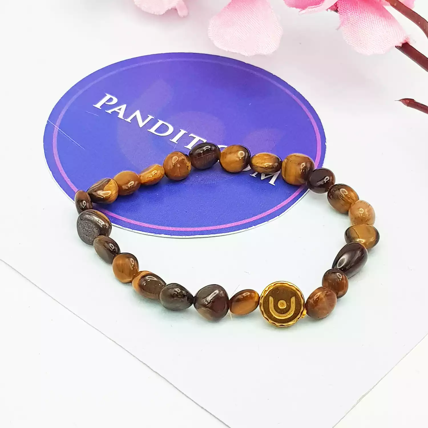 Tiger Eye Tumble Bracelet - To Protect From Black Tantra - Image 4