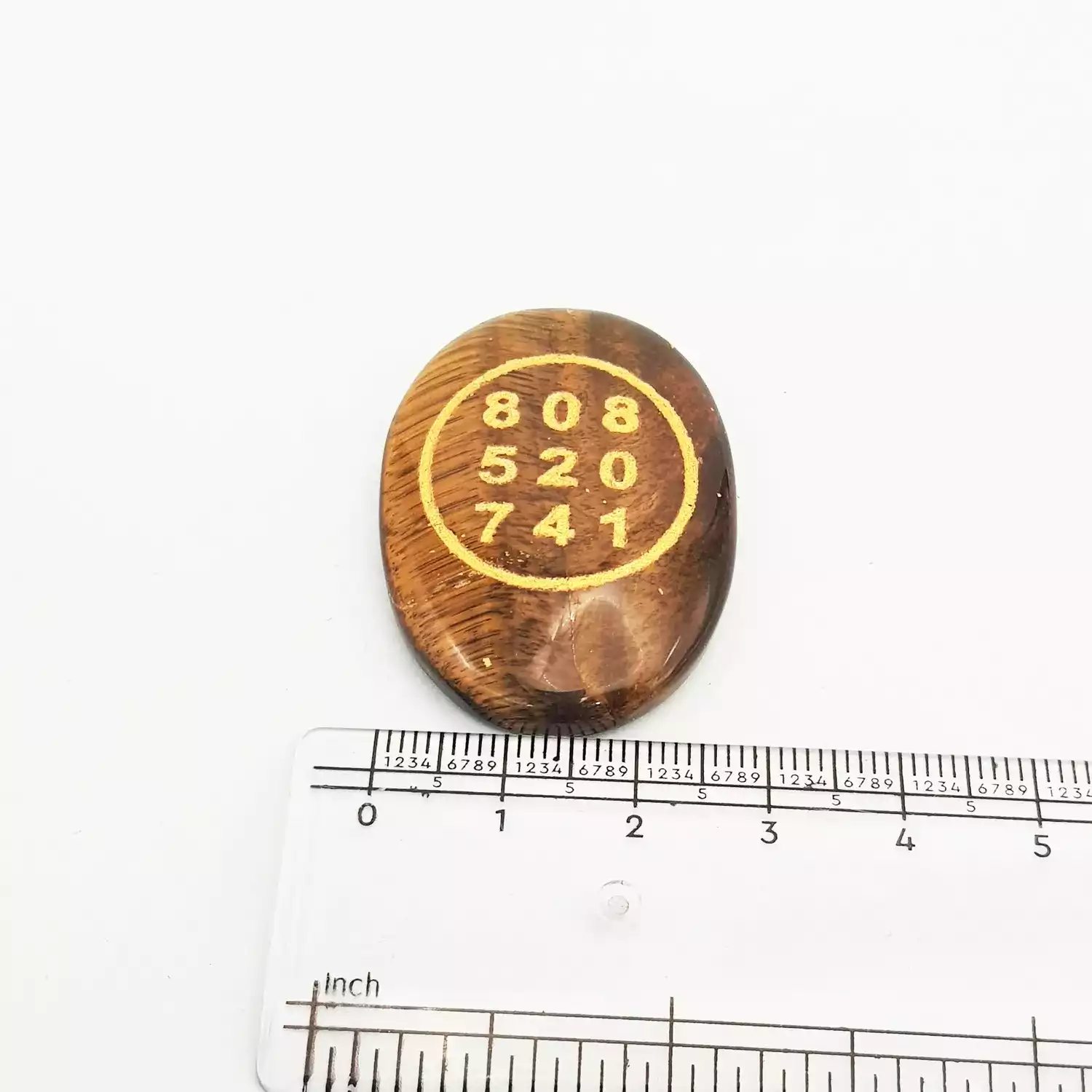 Tiger Eye Zibu Symbol Coin - Image 5