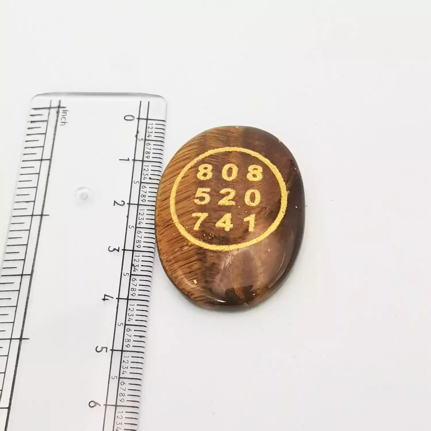 Tiger Eye Zibu Symbol Coin - Image 6
