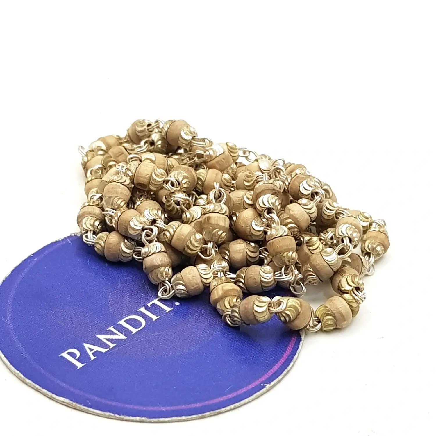 Tulsi Mala with Silver Capping - To Eliminate Negativity - Image 7