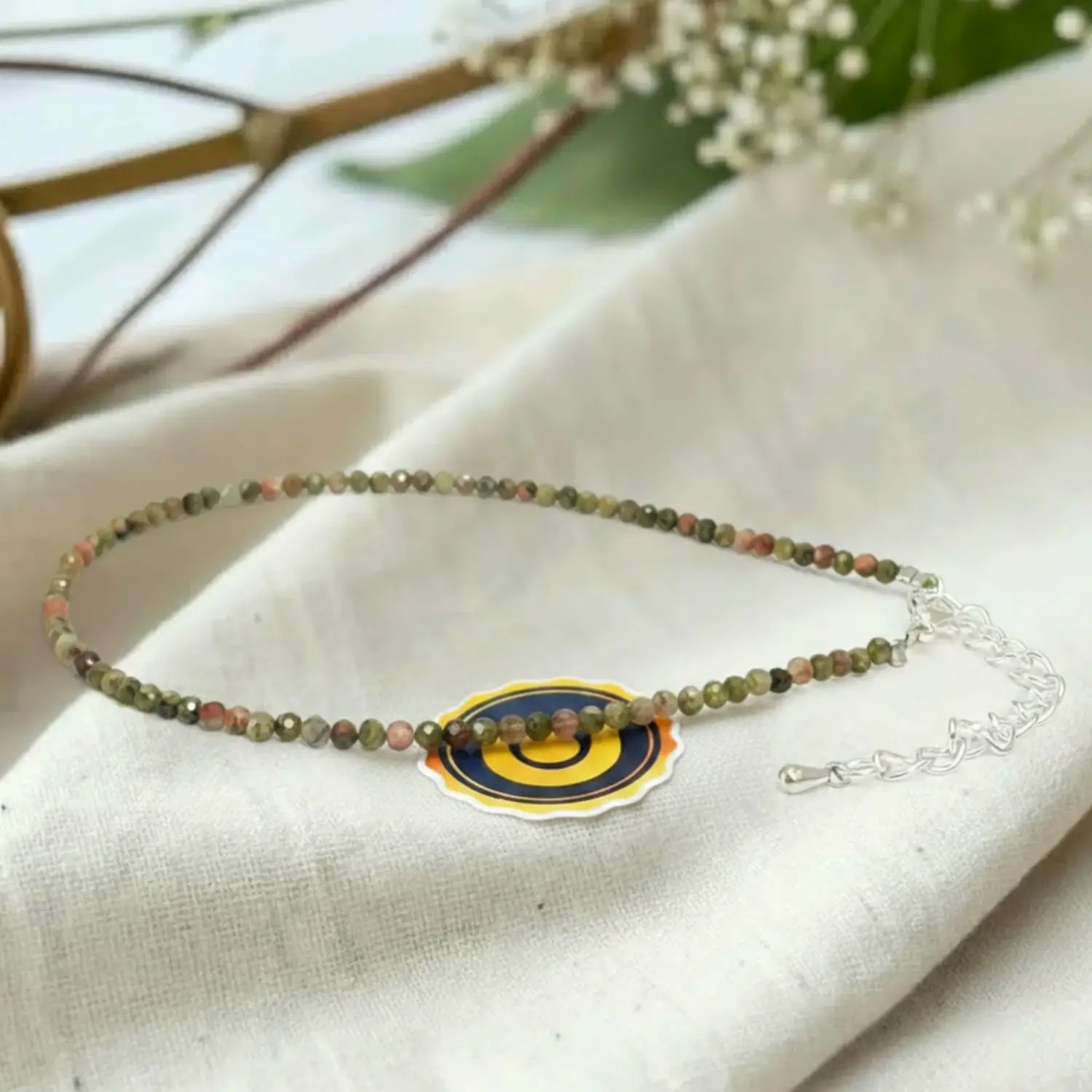 Unakite Anklet
