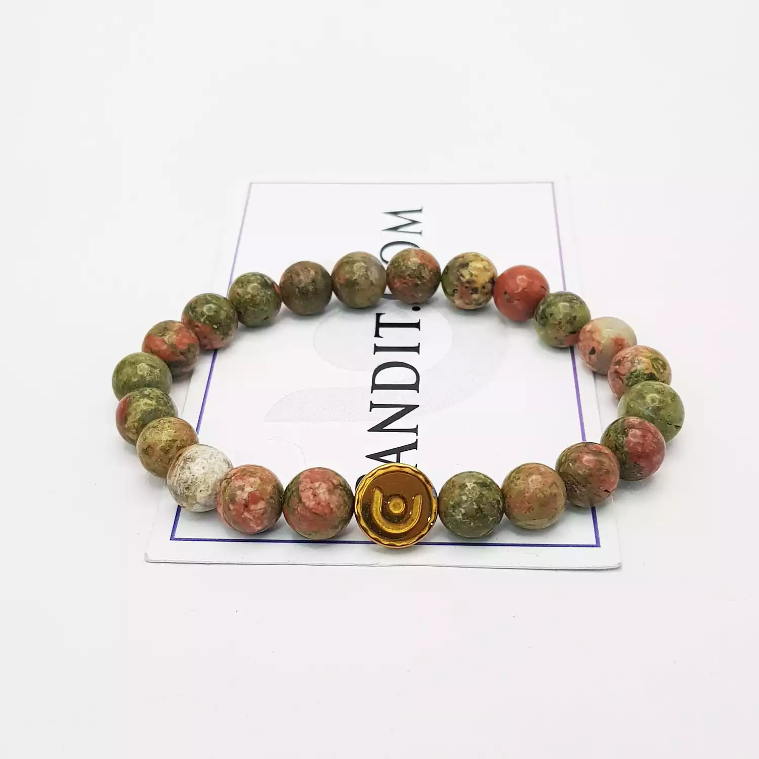 Unakite Bracelet - To Heal Stress and Depression - Image 2