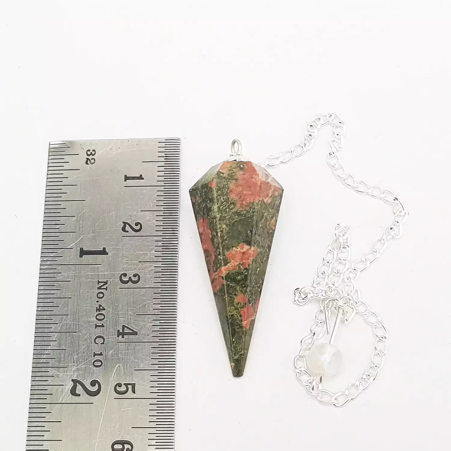 Unakite Dowsing Pendulum - Image 4