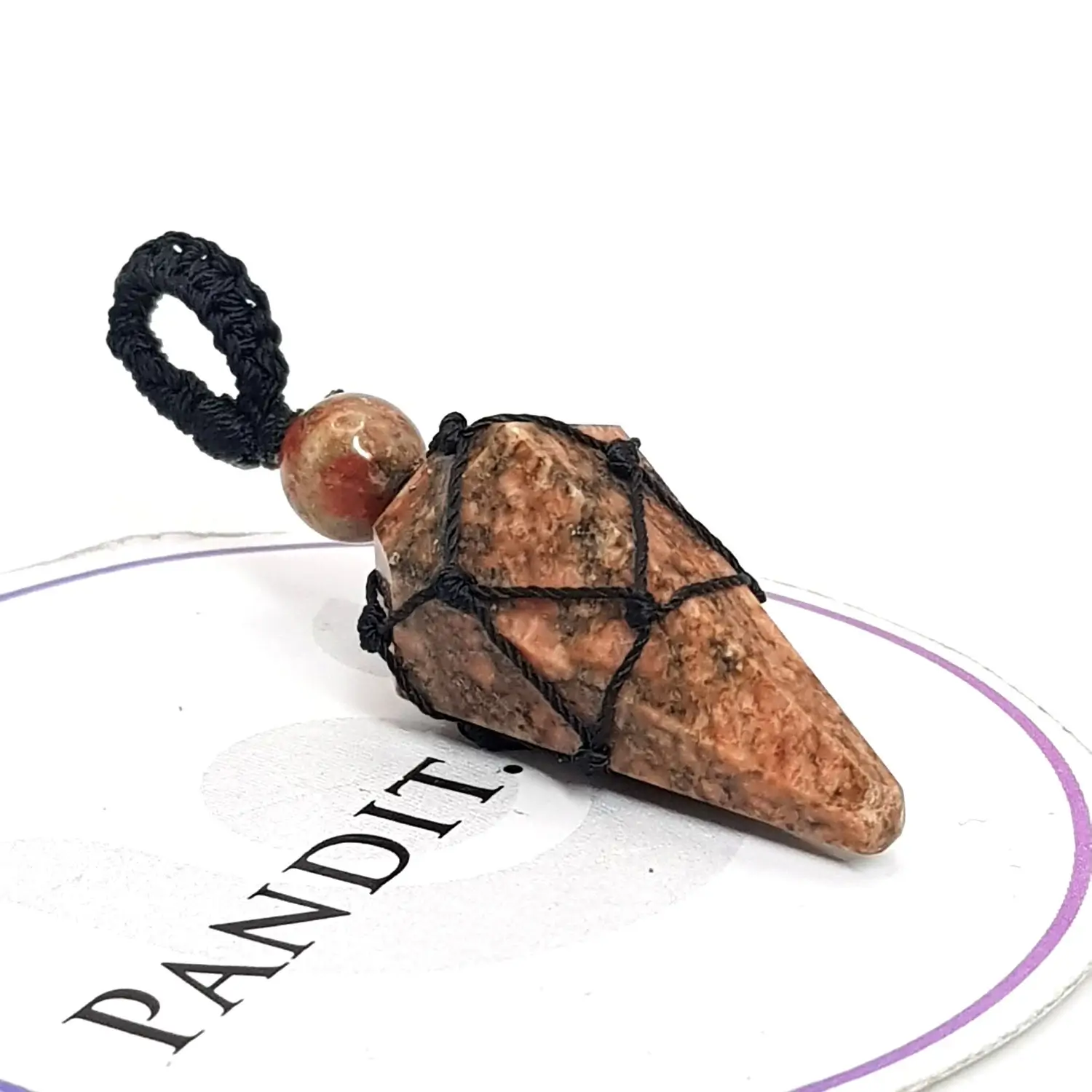 Unakite Dowsing Pendulum - Image 7