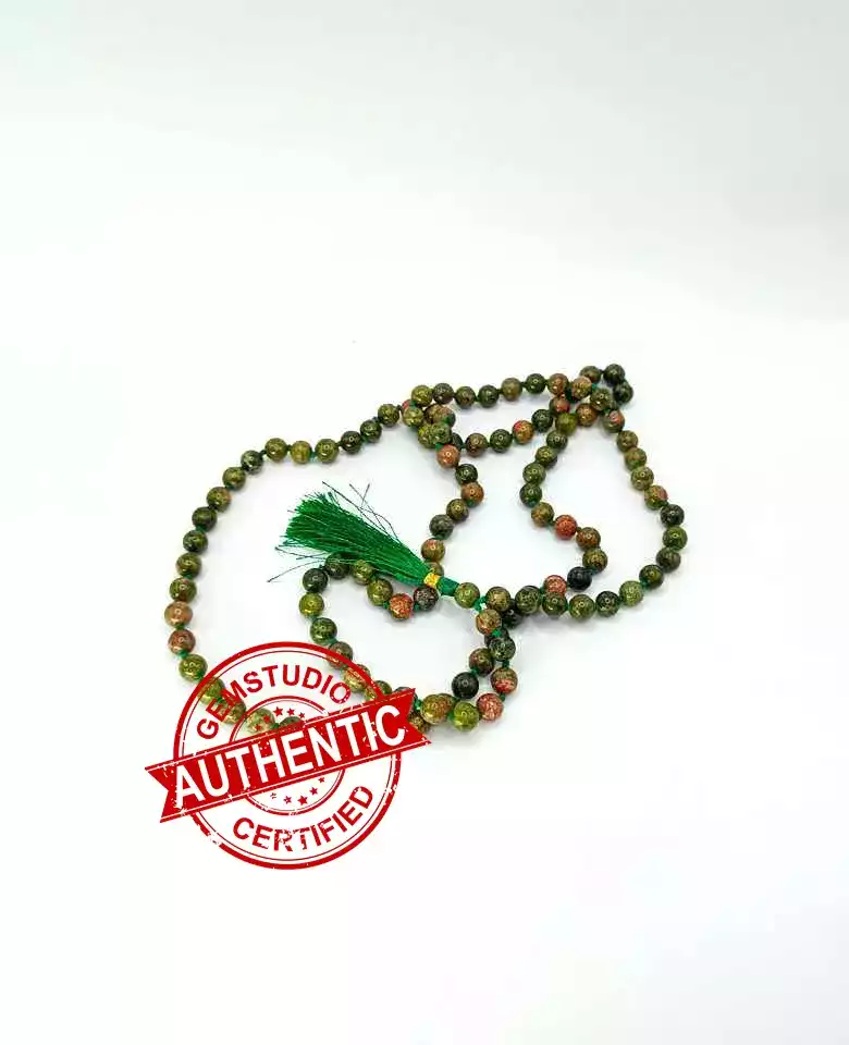 Unakite Mala - To Accurate Predictions & Protection from Evil - Image 5