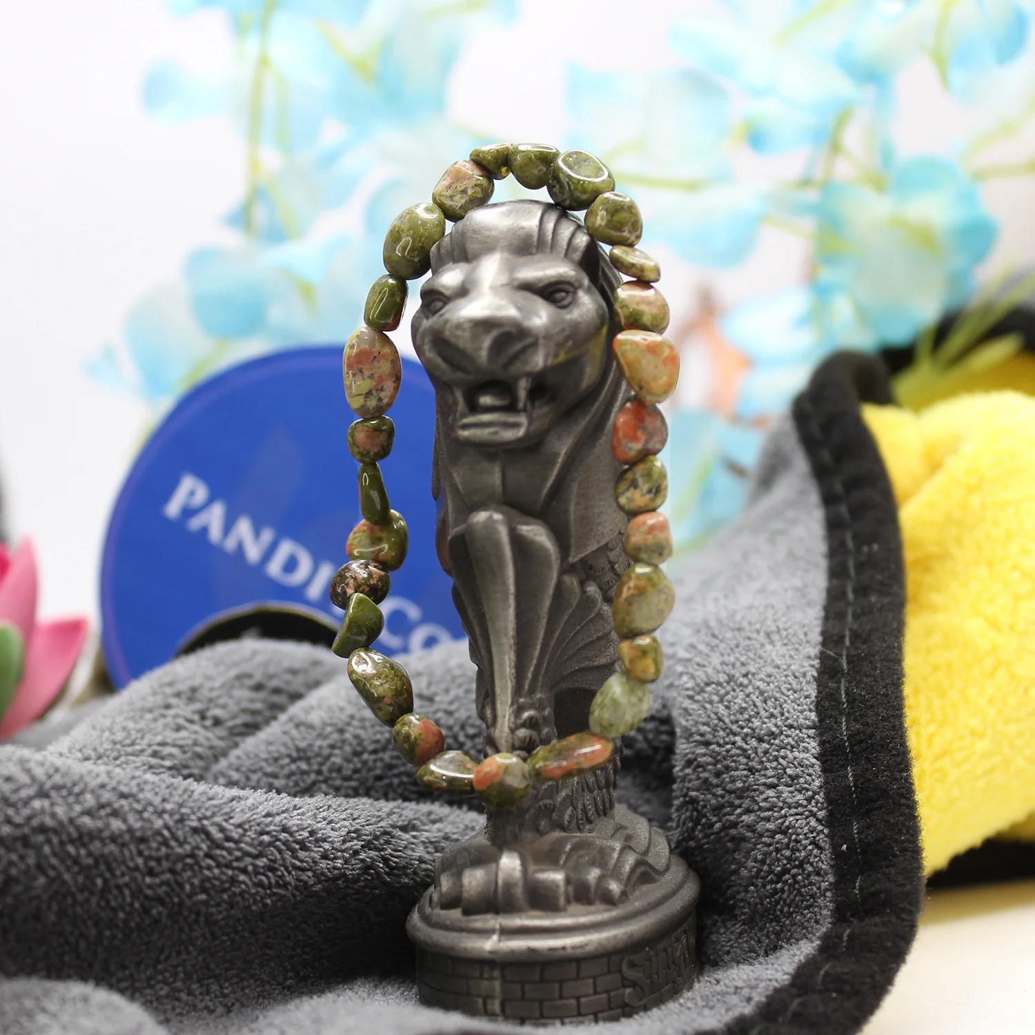 Unakite Tumble Bracelet - To Attain Promotion & Luxuries