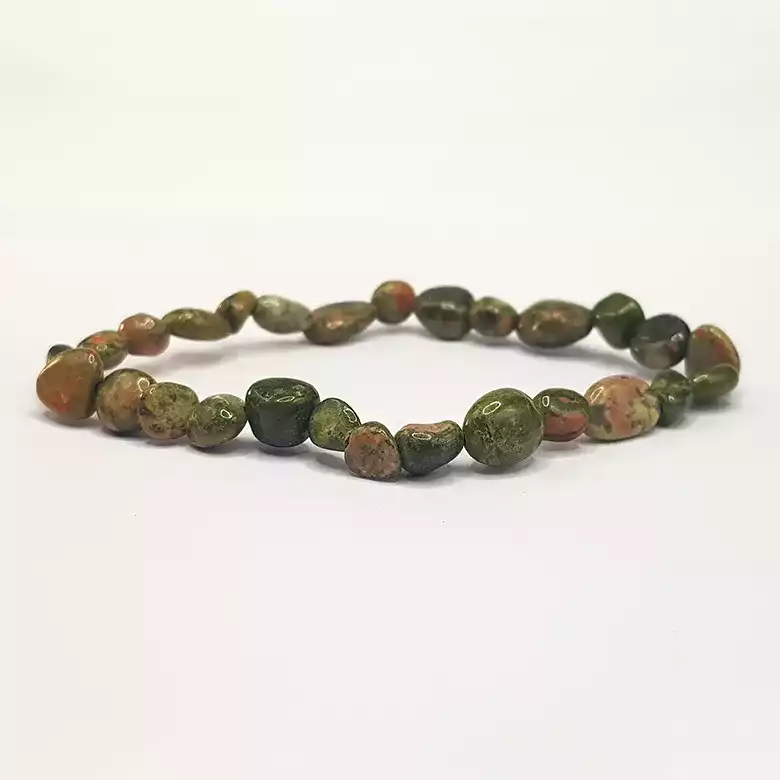 Unakite Tumble Bracelet - To Attain Promotion & Luxuries - Image 4
