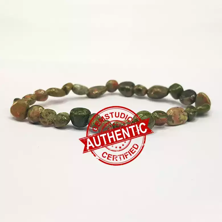 Unakite Tumble Bracelet - To Attain Promotion & Luxuries - Image 5