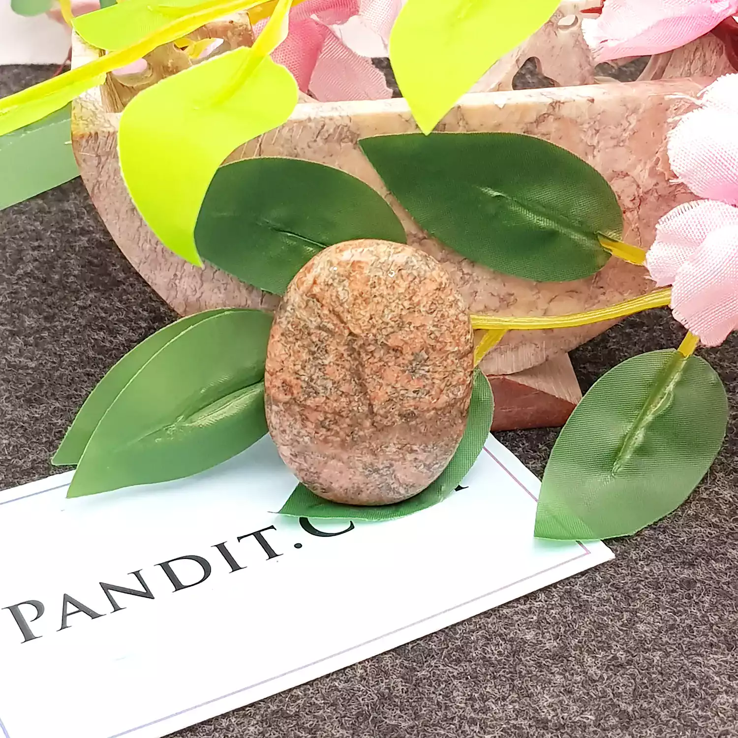 Unakite Worry Stone - To Develop Intuition and Talent