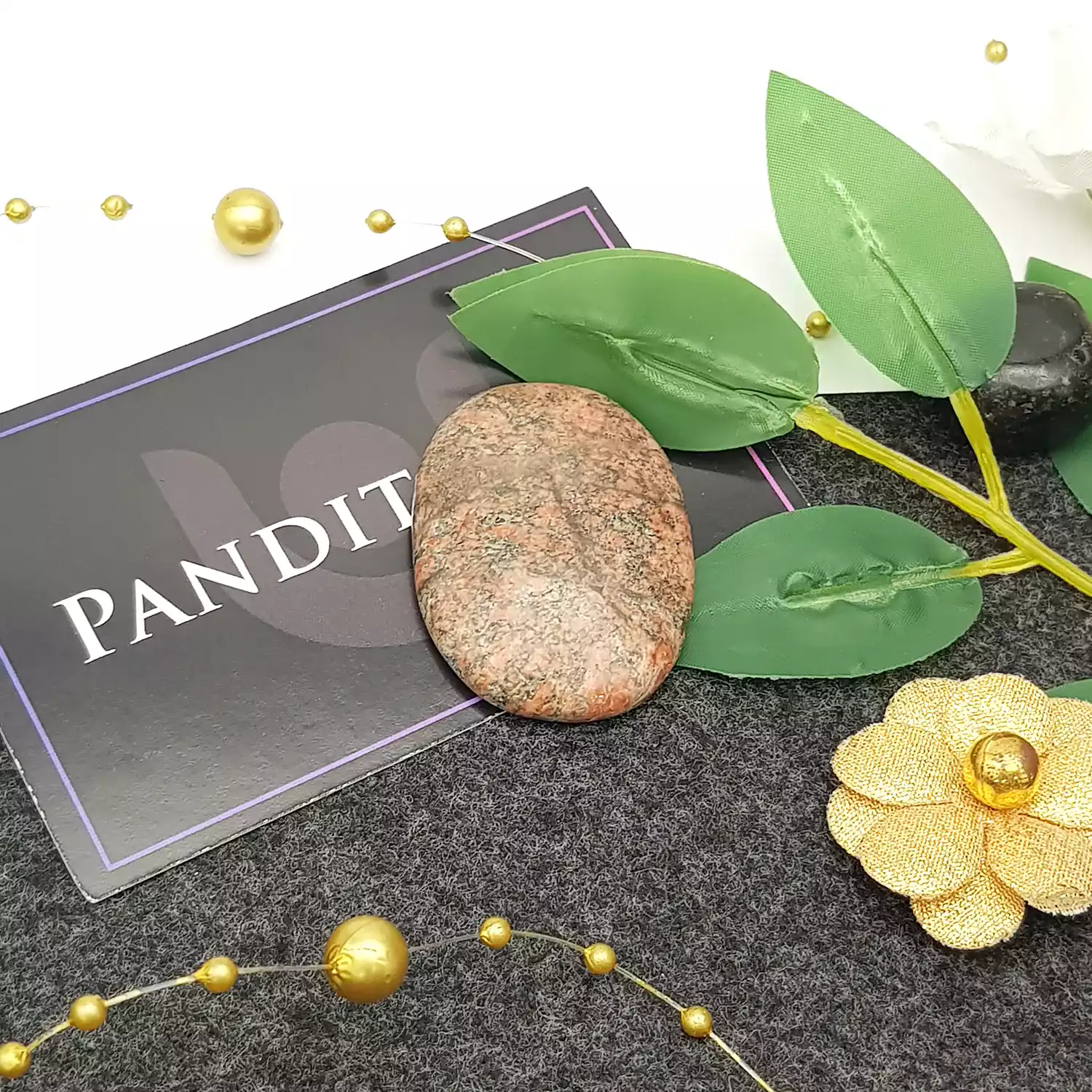 Unakite Worry Stone - To Develop Intuition and Talent - Image 2