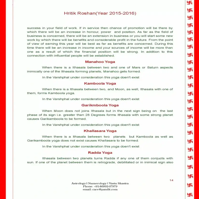 Varshphal Horoscope Gold - Image 5