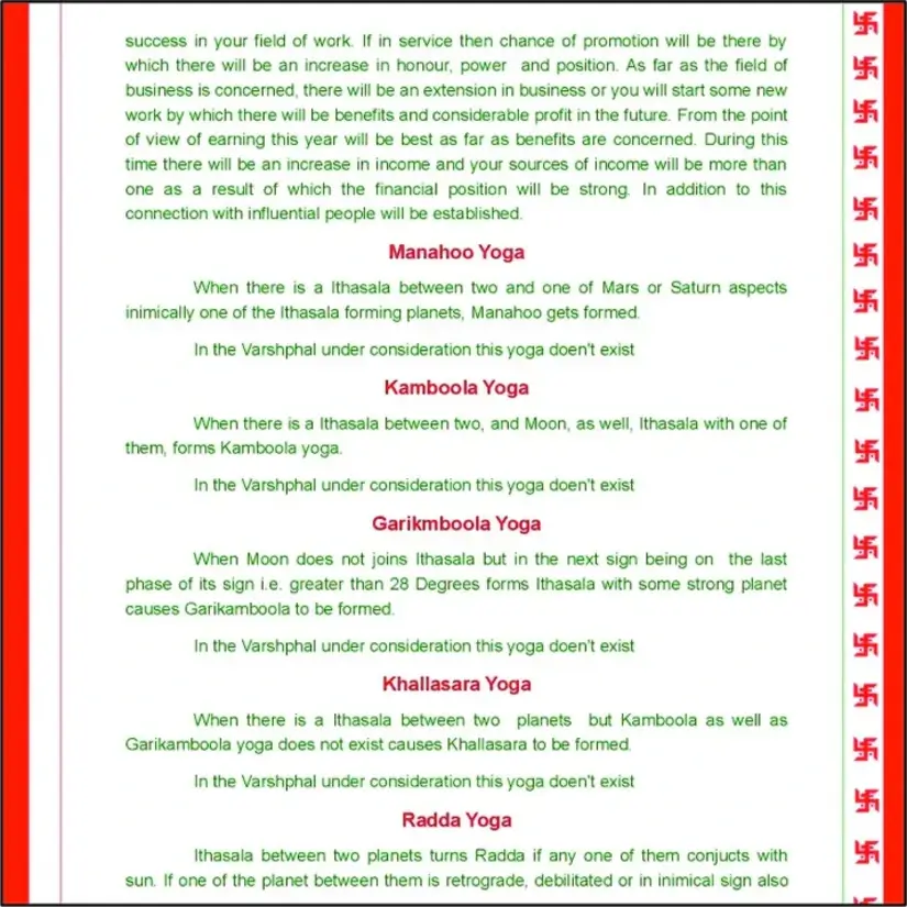 Varshphal Horoscope Platinum - Image 7